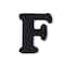 2.5" Black MDF Whimsy Letter by Make Market®